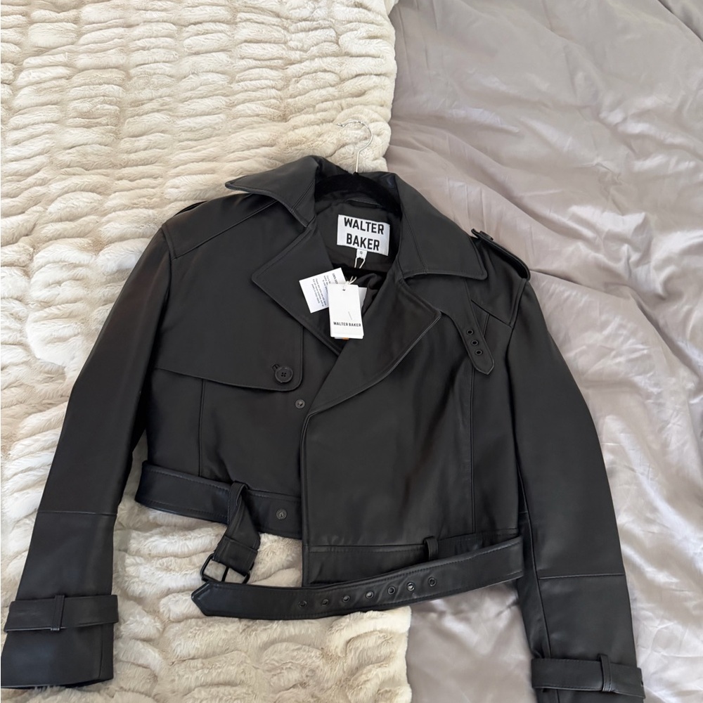 Walter Baker Black Leather Jacket